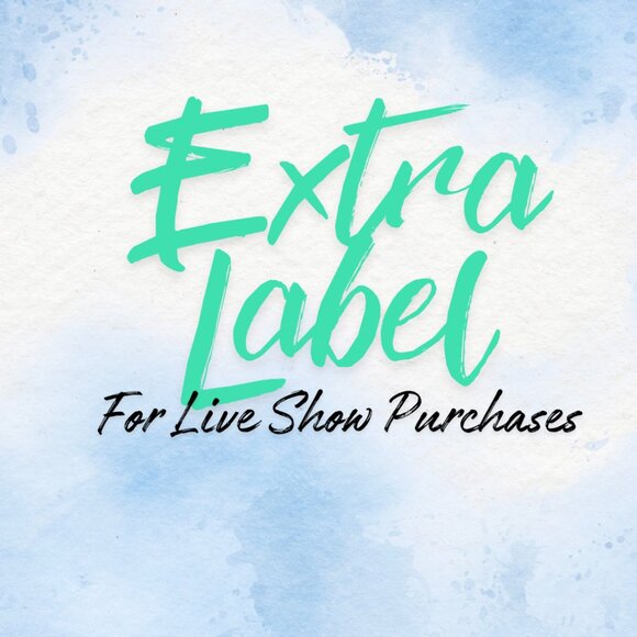 Extra 5lb label for live purchase - please read policy below - Picture 1 of 1